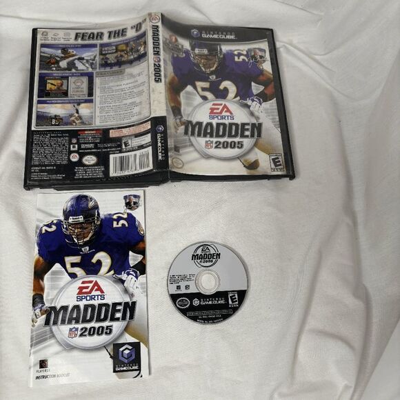 Madden NFL 2005 Gamecube - EA Sports Complete CIB With Manual Tested & Works - Picture 1 of 5
